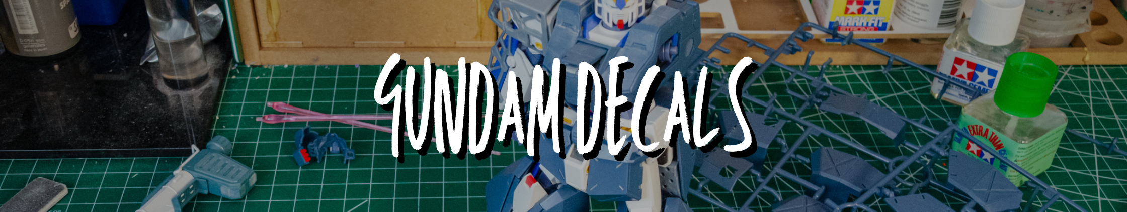 Gundam Decals for Gunpla model kits at BC Hobbies, a Canadian hobby shop and online store based out of  Victoria BC.