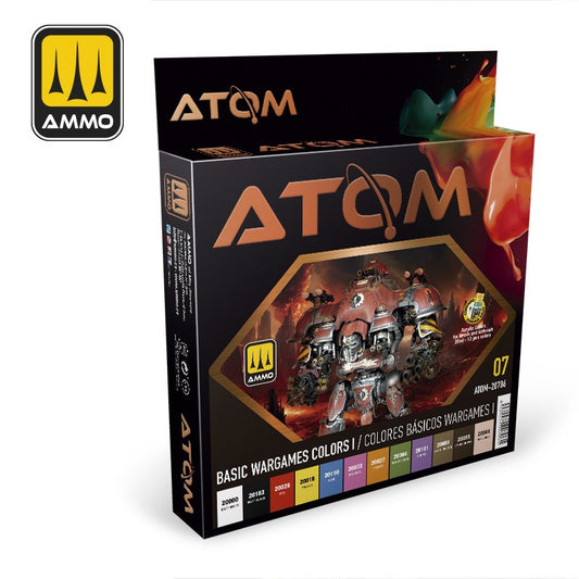 Ammo Mig Atom Paint Sets Basic Wargames Colors I