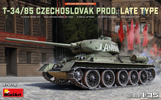 T-34-85 Czechoslovak Prod. Late Type 1/35 #37078 by MiniArt