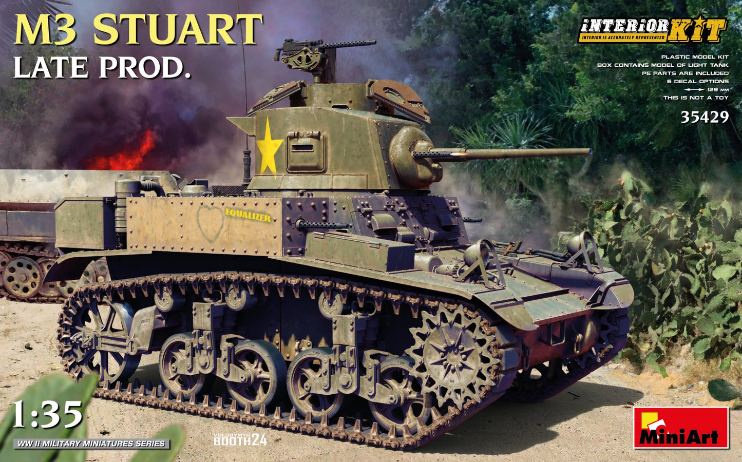 M3 Stuart Late Prod. Interior Kit 1/35 #35429 by MiniArt