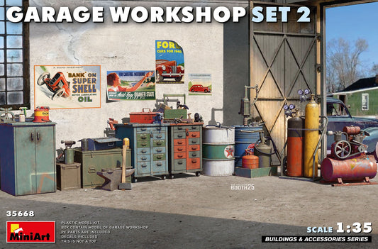 Garage Workshop 2 1/35 #35668 by MiniArt