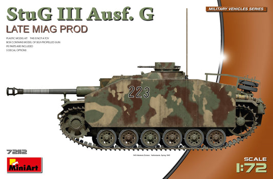 StuG III Ausf. G Late Miag Prod. 1/72 #72112 by MiniArt