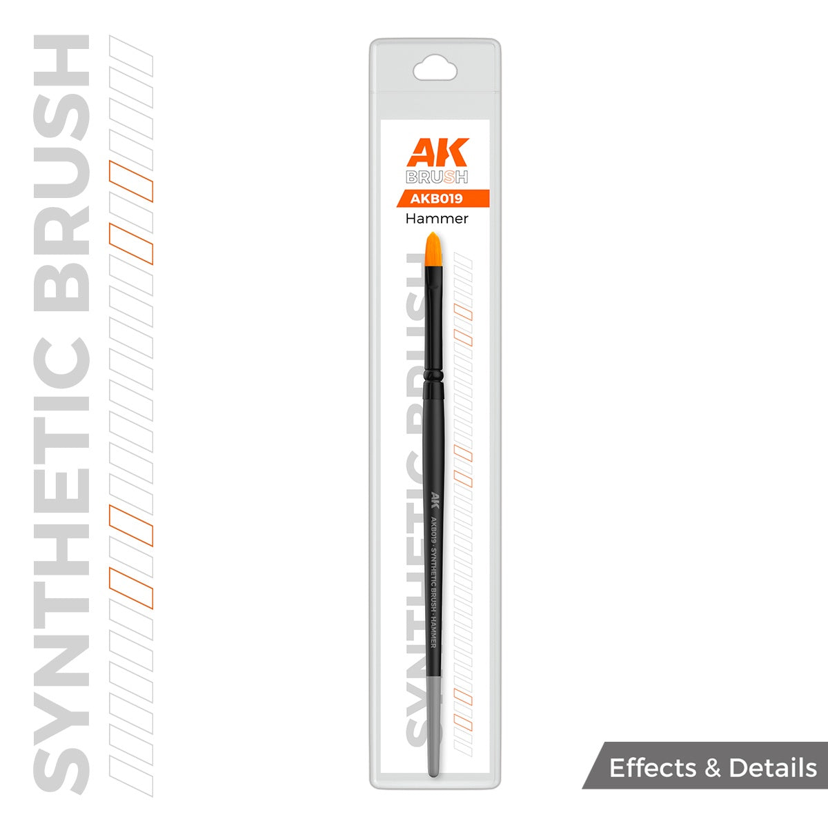 AK Interactive Synthetic Brush Hammer - AK-B019