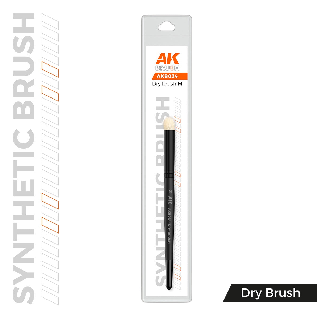 AK Interactive Synthetic Dry Brush M - AK-B024