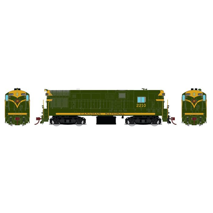 Rapido 044526 HO H16-44 (DC/DCC/Sound): CNR - Green Scheme: #2206