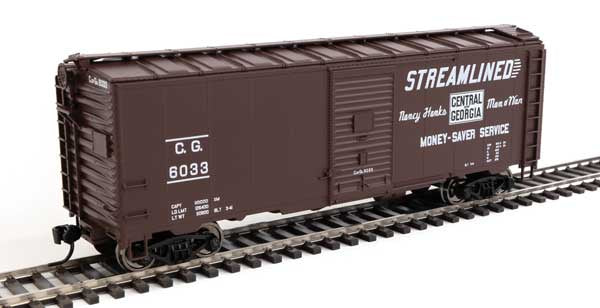 40' AAR Modified 1937 Boxcar - Ready to Run #2730 Central of Georgia #6033 HO