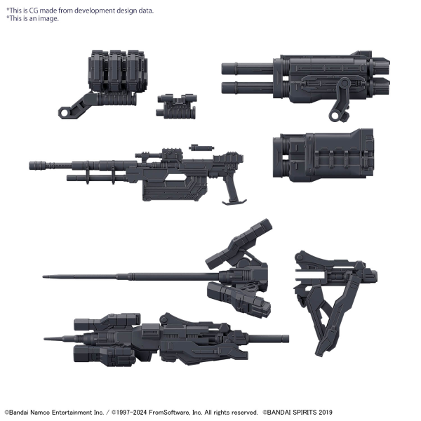 30MM Option Parts Set Armored Core VI Fires Of Rubicon Weapon Set 02 #5067437 by Bandai