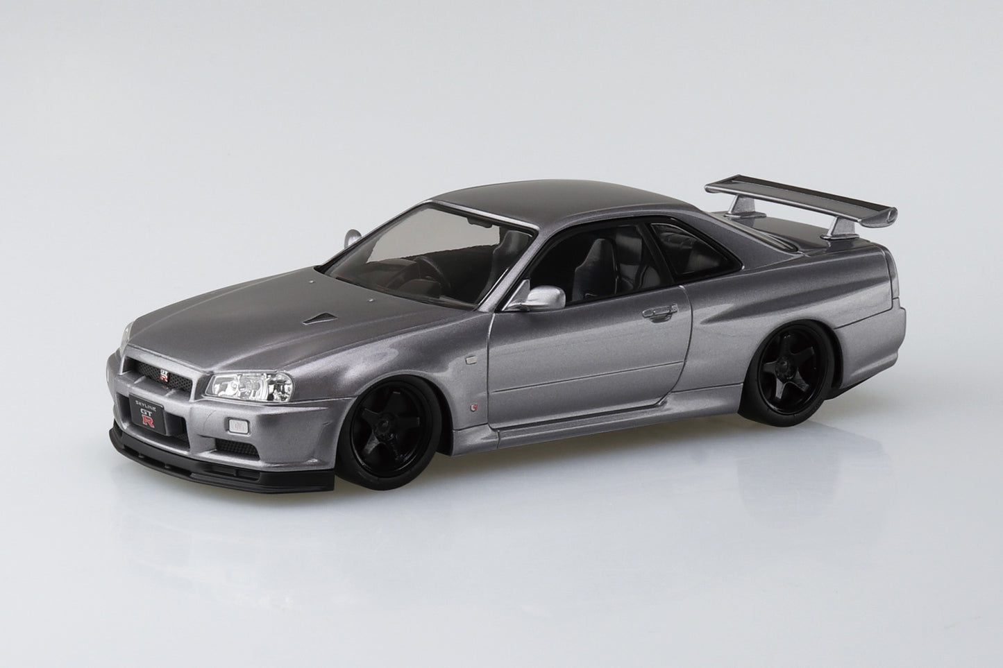 Nissan R34 Skyline GT-R Custom Wheel (Athlete Silver) #11-SP4 1/32 #06633 by Aoshima