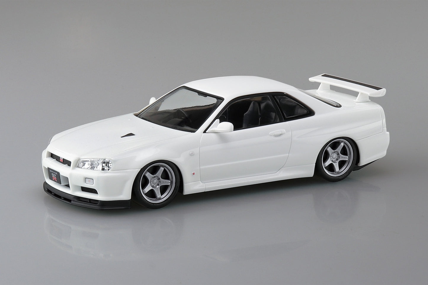 Nissan R34 Skyline GT-R Custom Wheel (White Pearl) #11-SP3 1/32 #06632 by Aoshima