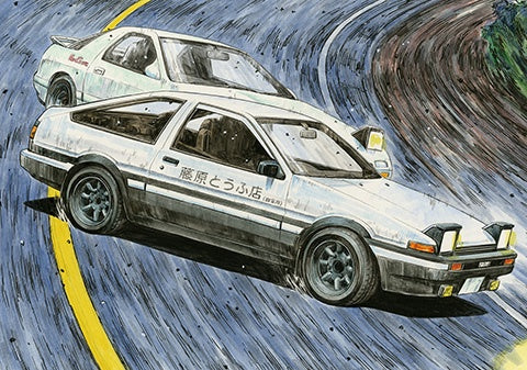 Initial D Treno Early Type 1600GT APEXAE86 (Fujiwara Takumi Ver.) 1/24 #183879 by Fujimi