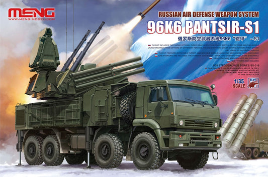 Russian Air Defense Weapon System 96K6 PANTSIR-S1 1/35 #SS-016 by Meng
