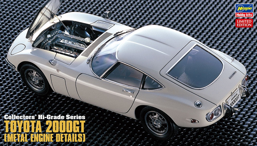 Toyota 2000GT with Metal Engine Details 1/24 #51047 by Haseagawa
