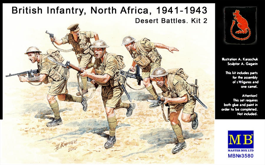 WW II British Infantry N. Africa 1/35 by Master Box