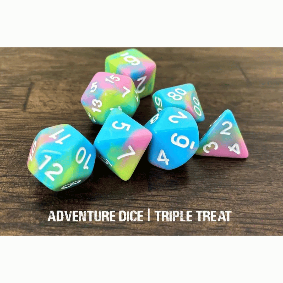 Adventure Dice 7-Die Set - Assorted $16.99