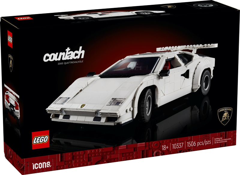Lego Icons: Lamborghini Countach 5000 Quattrovalvole 10337