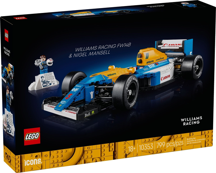 Lego Icons: Williams Racing FW14B & Nigel Mansell 10353