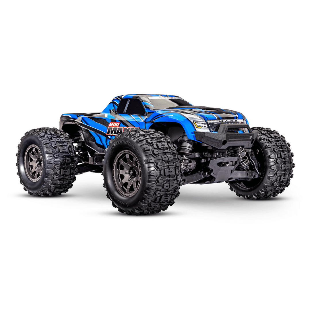 Traxxas Mini Maxx Brushless 1/16 4WD RTR Monster Truck w/TQ™ 2.4Ghz Radio, Battery - Assorted Colours TRA107154-1