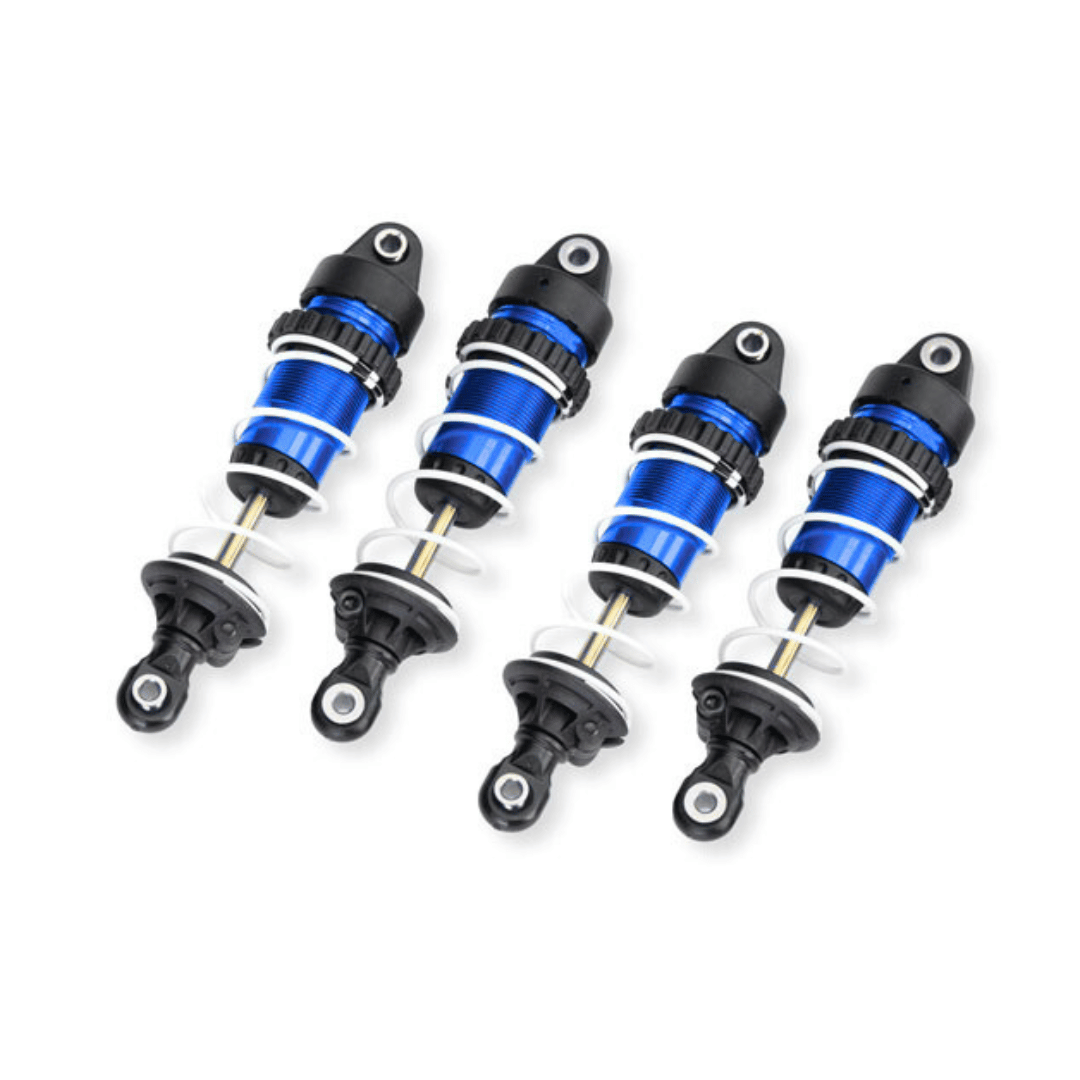 Traxxas Shocks, GTR Long PTFE-Coated Bodies With Tin Shafts (Assembled With Springs) (4) - Assorted Colours TRA10765