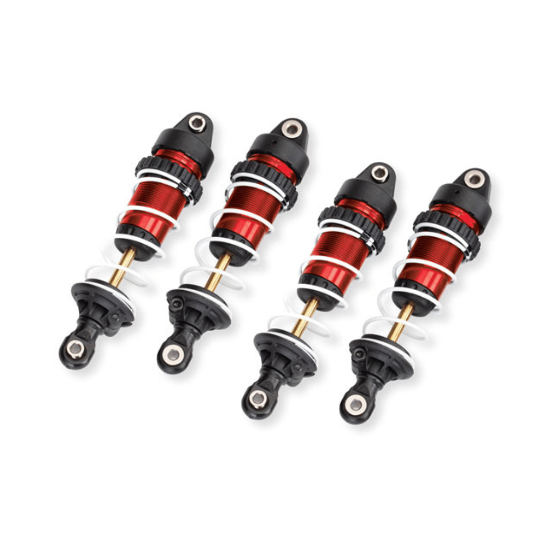 Traxxas Shocks, GTR Long PTFE-Coated Bodies With Tin Shafts (Assembled With Springs) (4) - Assorted Colours TRA10765