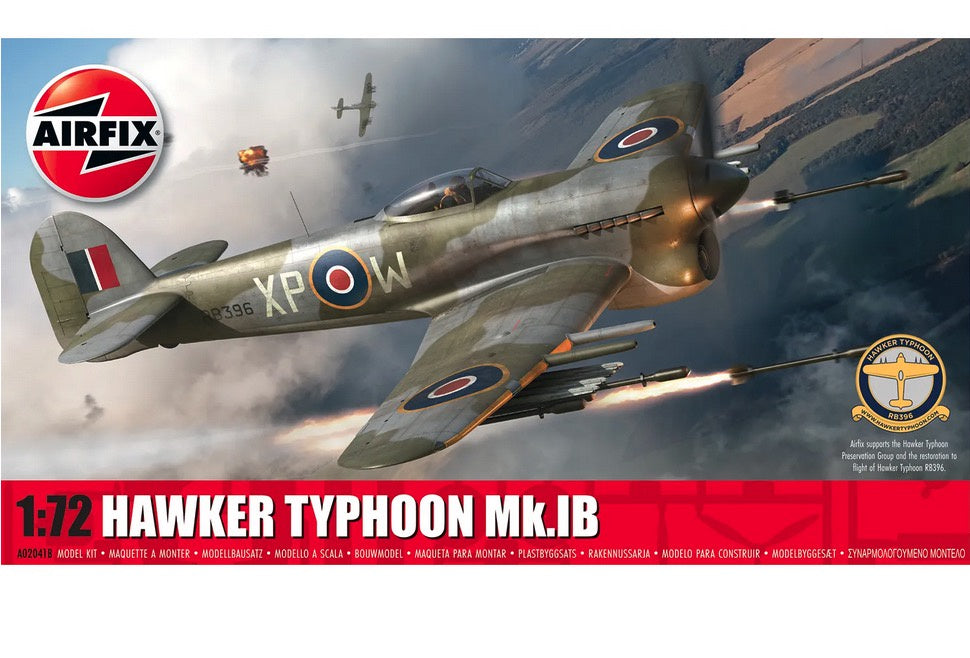 Hawker Typhoon MK.IB 1/72 #02041B by Airfix