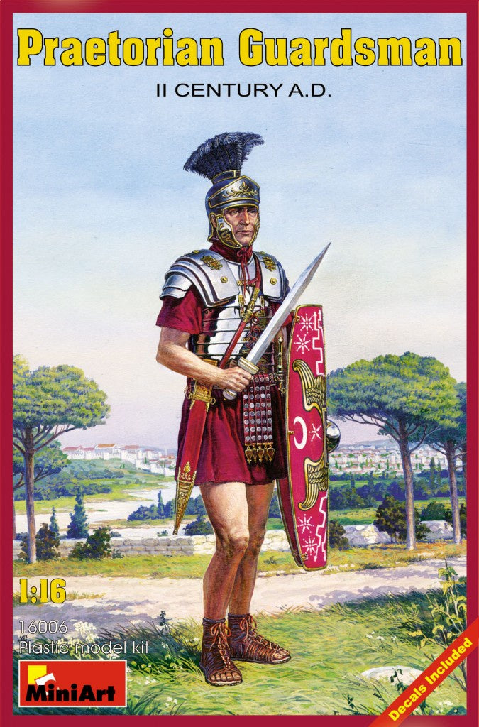 Praetorian Guardsman. II century A.D. 1/16 #16006 by MiniArt