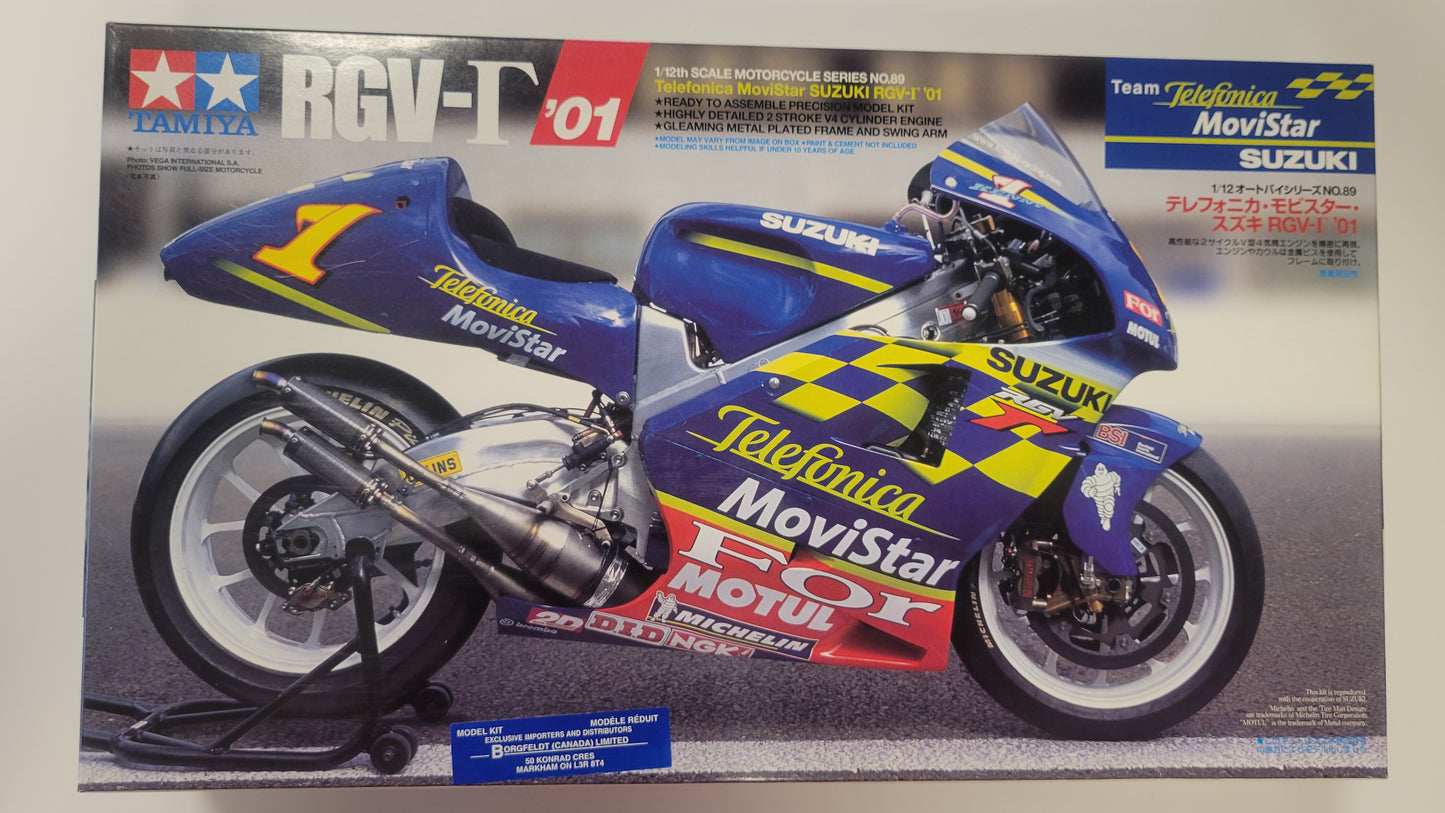 (Pre Owned) Suzuki RGV-t'01 Telefonica MovieStar 1/12 No.89