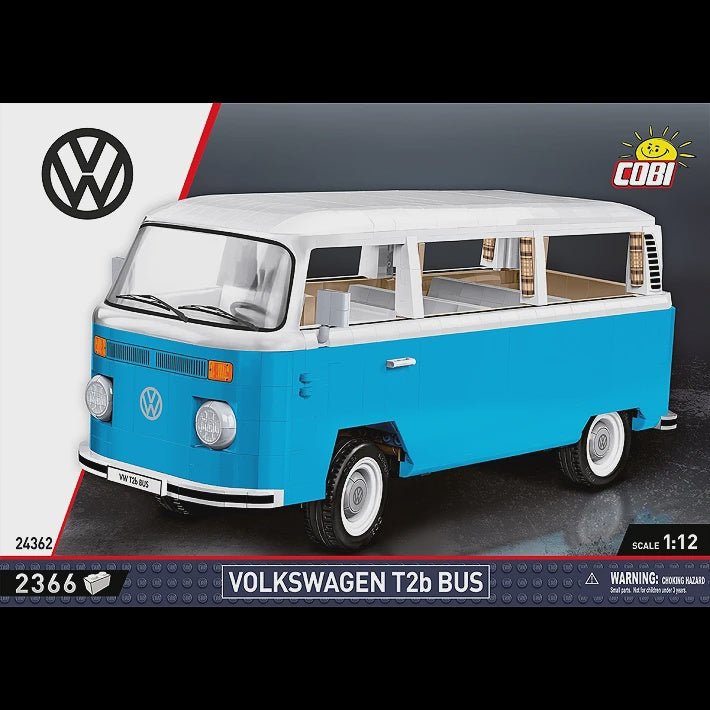 Cobi Volkswagen: 24362 T2b Bus 1/12 2366 PCS