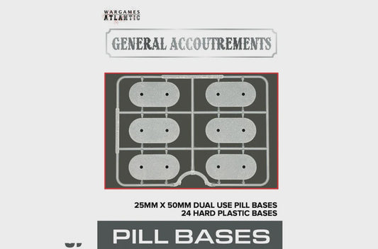 WGA 25mm x 50mm Pill Dual Use Bases - WAAGA003