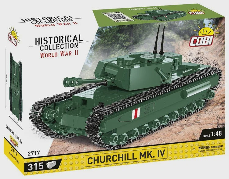 Cobi Historical Collection WWII: 2717 Churchill MK. IV Tank 1/48 315 PCS
