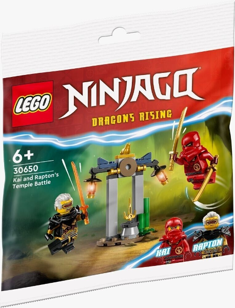 Lego Ninjago: Kai and Rapton's Temple Battle polbag 30650
