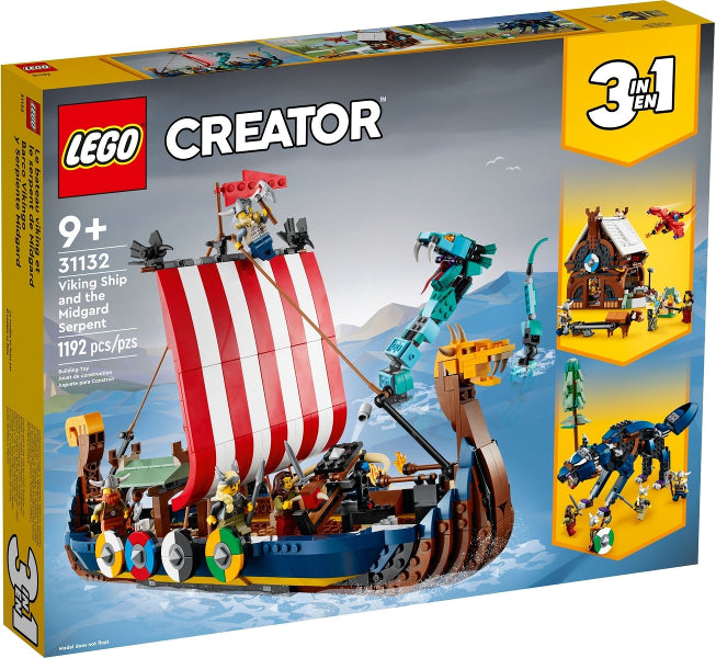 Lego Creator: Viking Ship and the Midgard Serpent 31132