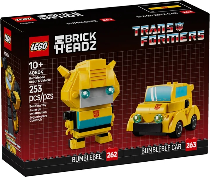 Lego Brickheadz: Bumblebee Robot & Vehicle 40804