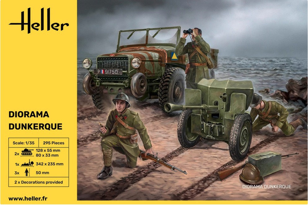 Laffly V 15 T +Cannon 1/35 #30326 by Heller