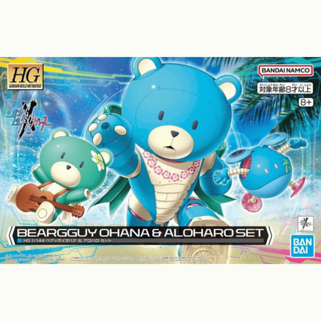 HG 1/144 BeargGuy Ohana & Aloharo Set #5066288 by Bandai