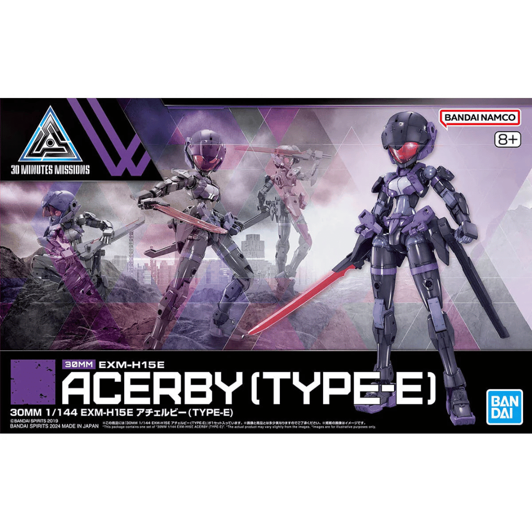 EXM-H15E Acerby (TYPE-E) 1/144 30 Minutes Missions Model Kit #5067446 by Bandai