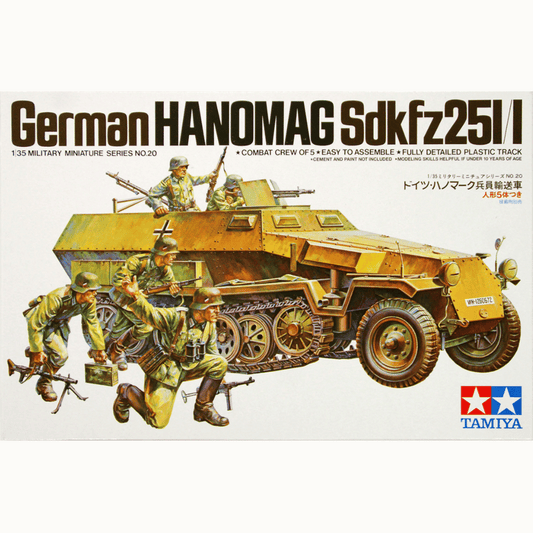 German Hanomag SDKFZ 251/1 1/35 #35020 by Tamiya