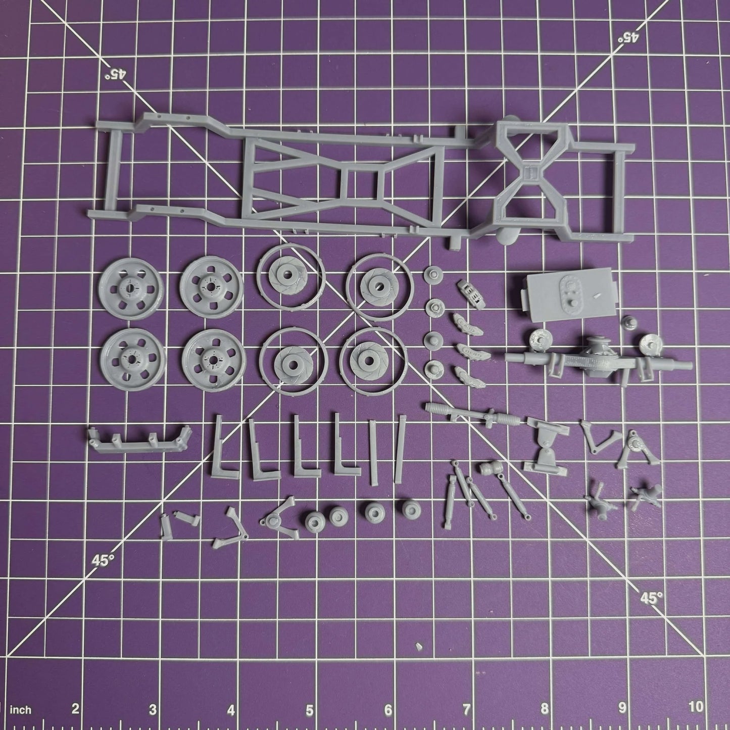 Model Maker's Accessory Kit Bagged Chassis Kit for Revell Chip Foose FD100 (1956 Ford F100)