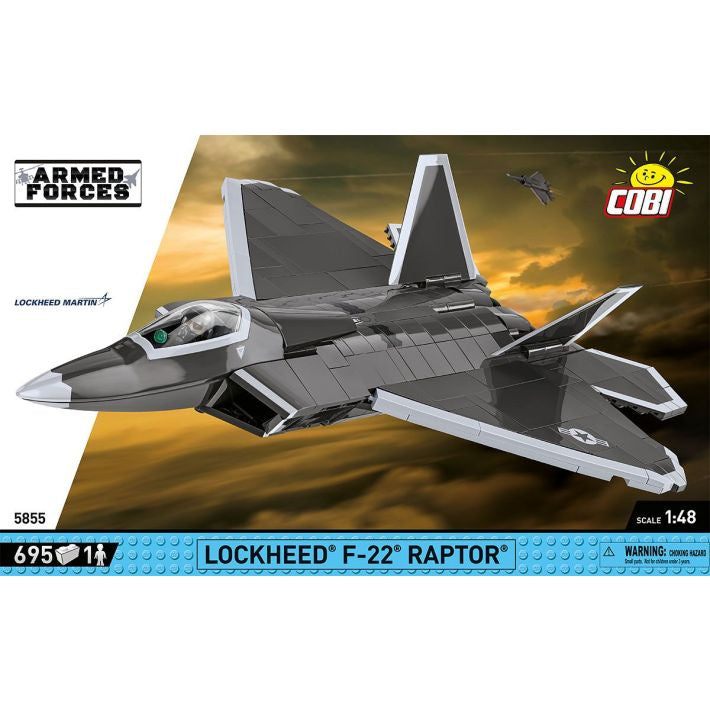 Cobi Armed Forces: Lockheed F-22 Raptor 695 PCS