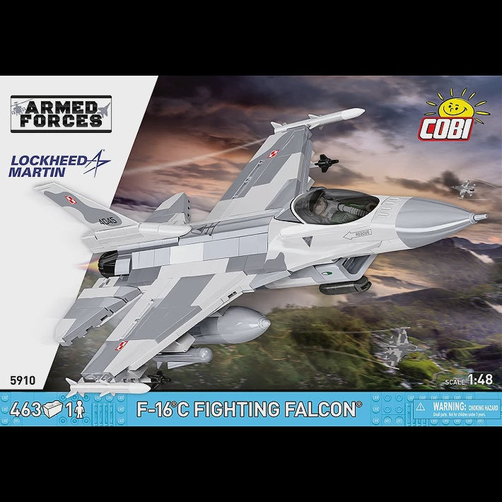 Cobi Armed Forces: 5910 F-16C Fighting Falcon 1/48 463 PCS