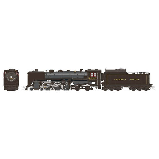 Rapido 601504 HO H1a 4-6-4 Hudson (DC/DCC/Sound): CPR - As Built: #2800