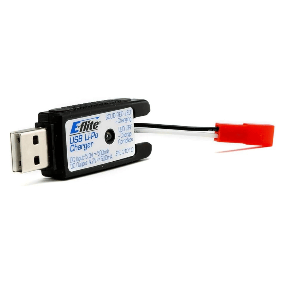 E-Flite 1S USB LiPo Charger, 500mA: 180QXH EFLC1010