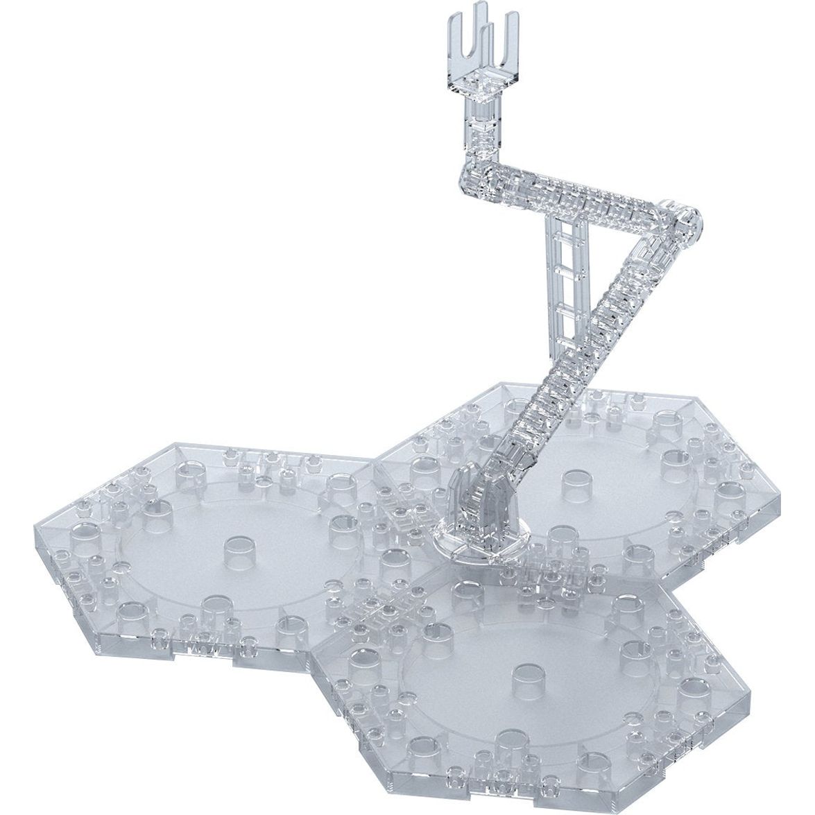 Action Base 4 (Clear) 1/144 Gunpla Stand #5058814 by Bandai
