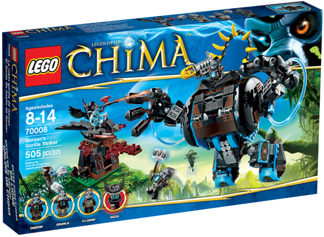 Lego Legends of Chima: Gorzan's Gorilla Striker 70008