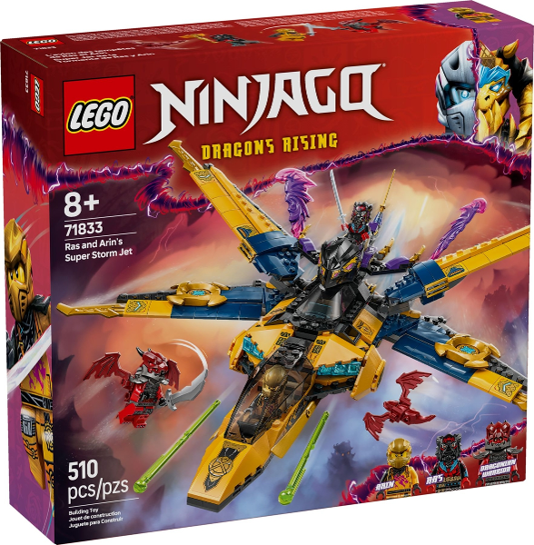 Lego Ninjago: Ras and Arin's Super Storm Jet 71833