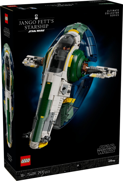 Lego Star Wars: Jango Fett's Firespray-Class Starship - UCS 75409