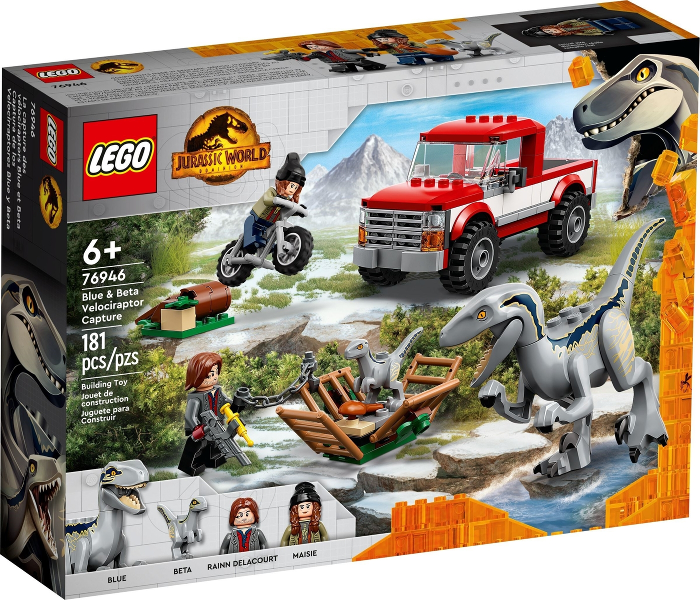 Lego Jurassic World: Blue & Beta Velociraptor Capture 76946
