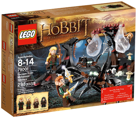 Lego The Hobbit: Escape from Mirkwood Spiders 79001