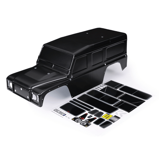 Traxxas Red Land Rover Defender Body Painted with Decals - Assorted Colours TRA8011