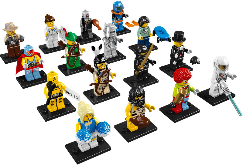 Lego Collectible Minifigures: Series 1 8683 - COMPLETE SET OF 16 Sealed