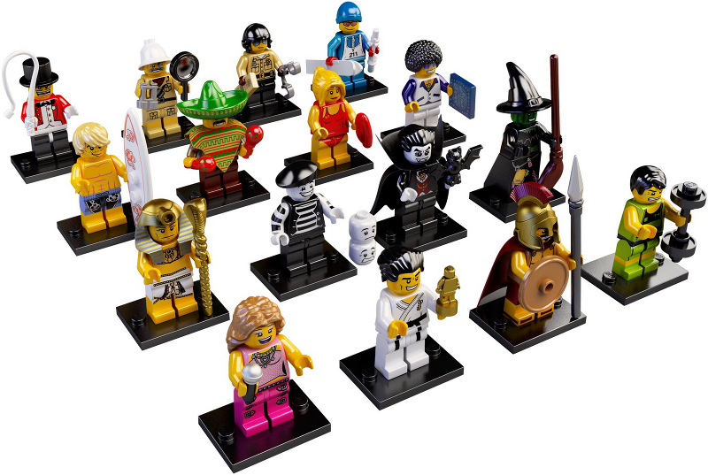 Lego Collectible Minifigures: Series 2 8684 - COMPLETE SET OF 16 Sealed